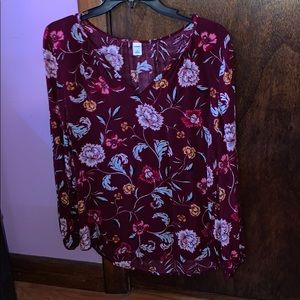 floral blouse
